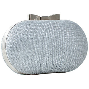 FGGS-Wedding Bridal Beaded Women Evening Bag Chain Shoulder Handbags Elegant Rhinestones Clutch Evening Bag Egg Shape Day Clut