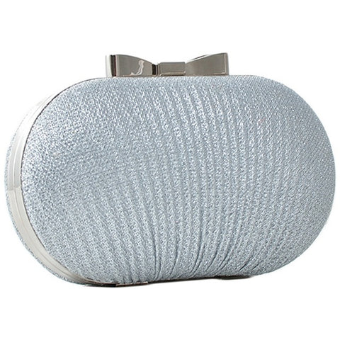 FGGS-Wedding Bridal Beaded Women Evening Bag Chain Shoulder Handbags Elegant Rhinestones Clutch Evening Bag Egg Shape Day Clut