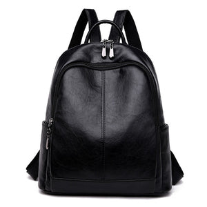 Women Soft Leather Backpacks High Quality Vintage Bagpack Ladies Sac a Dos School Bags For Girls Female Travel Shoulder Bag