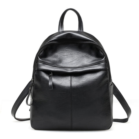 Women PU-Leather Backpack Girls School Bag Knapsack Student Anti-Theft Rucksack Travel Backpacks mochila feminina  p