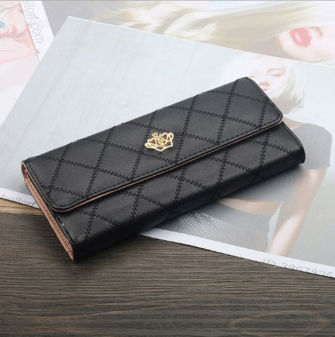 Wallet women mobile phone bag Brand Designer Female card PU Leather Long Womens Wallets and purses Ladies slim card holder purse
