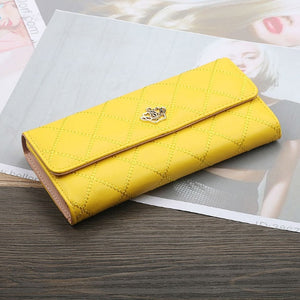 Wallet women mobile phone bag Brand Designer Female card PU Leather Long Womens Wallets and purses Ladies slim card holder purse