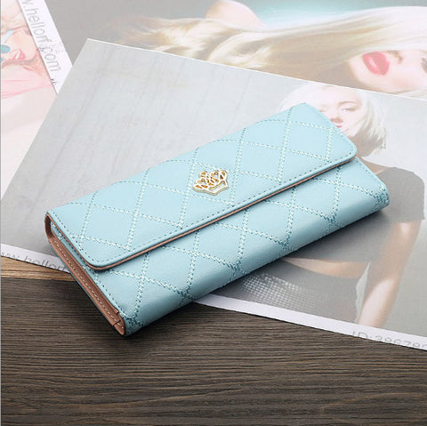 Wallet women mobile phone bag Brand Designer Female card PU Leather Long Womens Wallets and purses Ladies slim card holder purse