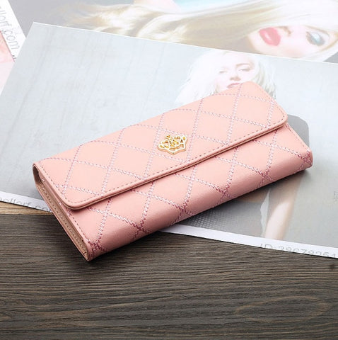Wallet women mobile phone bag Brand Designer Female card PU Leather Long Womens Wallets and purses Ladies slim card holder purse