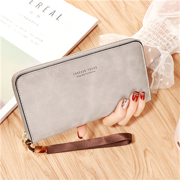 Wallet women mobile phone bag Brand Designer Female card PU Leather Long Womens Wallets and purses Ladies slim card holder purse