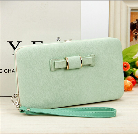 Wallet women mobile phone bag Brand Designer Female card PU Leather Long Womens Wallets and purses Ladies slim card holder purse