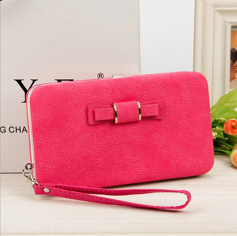 Wallet women mobile phone bag Brand Designer Female card PU Leather Long Womens Wallets and purses Ladies slim card holder purse