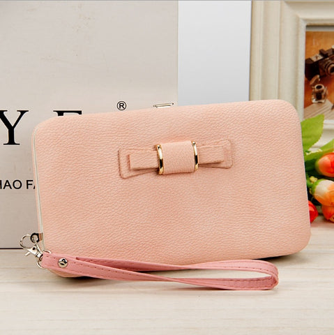 Wallet women mobile phone bag Brand Designer Female card PU Leather Long Womens Wallets and purses Ladies slim card holder purse