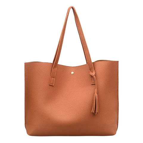 Fringe Handbags Shoulder Bag PU Large Capacity Ladies Handbags Bags WML99