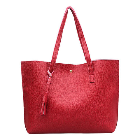 Fringe Handbags Shoulder Bag PU Large Capacity Ladies Handbags Bags WML99