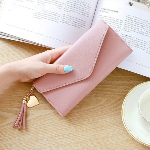 New Fashion Women Wallet Soft PU Leather Zipper Wallet Long Women's Clutch Wallet Female Designer Coin Card Purse Black