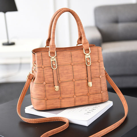 New Women Shoulder Crossbody Bag Button Plaid Women's Shoulder Bag Fashion Sequined Small Female Flap Alligator Messenger Bag
