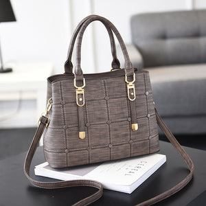 New Women Shoulder Crossbody Bag Button Plaid Women's Shoulder Bag Fashion Sequined Small Female Flap Alligator Messenger Bag