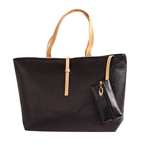 Women's Shoulder Female Bag Korean Fashion PU All-Matched Big Hand Bags Casual Tote Handbag Elegant Ladies Simple Handbags New