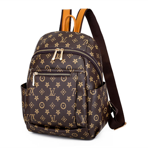 New style backpack women's versatile Stylish large-volume printed sling bag crossbody bag casual travel bag STUDENT'S bag w