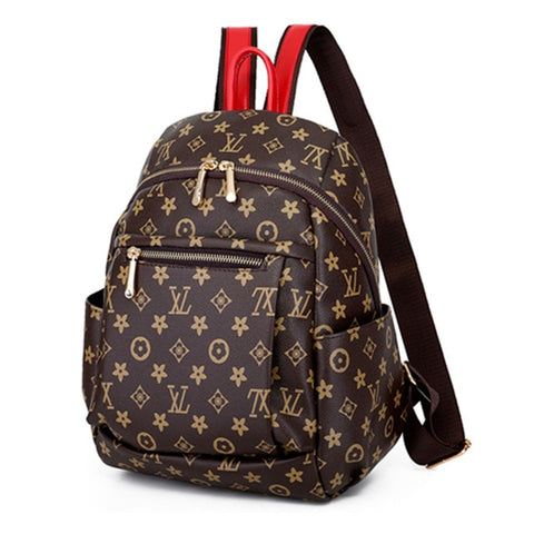 New style backpack women's versatile Stylish large-volume printed sling bag crossbody bag casual travel bag STUDENT'S bag w