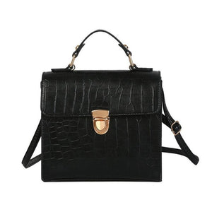 Women Handbag Alligator PU Leather Messenger Bag Designer Chain Shoulder Crossbody Bag Women Fashion Handbag Bolso Mujer