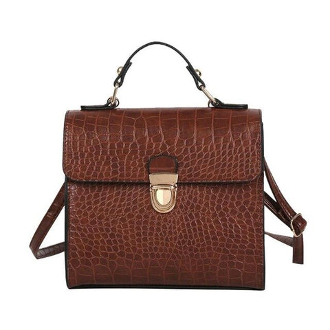 Women Handbag Alligator PU Leather Messenger Bag Designer Chain Shoulder Crossbody Bag Women Fashion Handbag Bolso Mujer