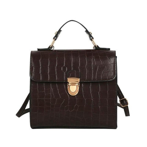 Women Handbag Alligator PU Leather Messenger Bag Designer Chain Shoulder Crossbody Bag Women Fashion Handbag Bolso Mujer