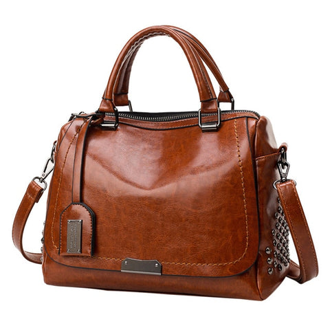 Women Messenger Bags luxury handbags  bags designer Motorcycle Punk Style Skull Rivet Tote Bag Crossbody Bags for Ladies