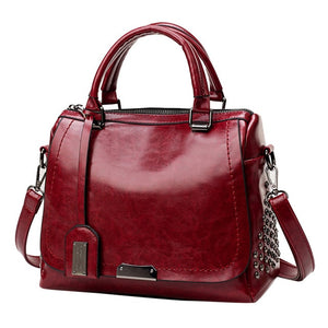 Women Messenger Bags luxury handbags  bags designer Motorcycle Punk Style Skull Rivet Tote Bag Crossbody Bags for Ladies