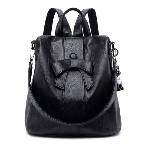Cowhide Backpack Rucksack Genuine Leather Vintage Ladies Travel Daypack School Bags for Teenager Girls mochila bolsas New C797