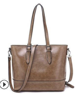 Genuine Leather Bag Handbag Women Retro Leisure Large Shoulder Bag Female High Quality Causal Totes for Daily Shopping Bigs C829