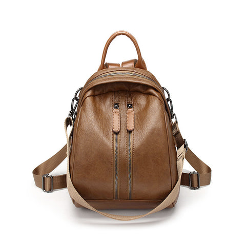 Retro Luxury Genuine Leather Backpack Bags for Women Designer Anti Theft Backpacks Women High Quality Ladies Rucksacks New C1156
