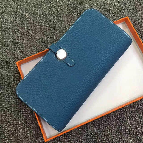 High Quality Long Women Wallets Genuine Leather Ladies Wallets Brand Standard Wallets Female Holder Girl Gift Solid Coin Purses