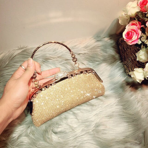 Bling Diamond Women Bags Handbag Clutches Women Party Wedding Hand Bag Evening