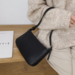 Messenger Handbags Retro Alligator Pattern Women shoulder bags Flap New PU Leather Casual Solid crossbody bags for women