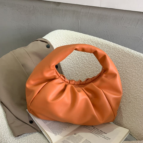New Shoulder Bags For Women 2024 Tote Handbag De Luxe Femme Folds Fashion Dumplings Totes Soft Roupas Femininas Torebka Clutch