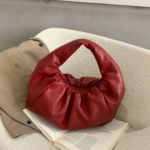 New Shoulder Bags For Women 2024 Tote Handbag De Luxe Femme Folds Fashion Dumplings Totes Soft Roupas Femininas Torebka Clutch