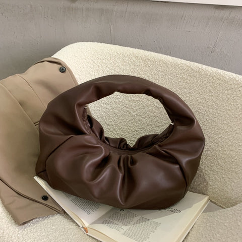 New Shoulder Bags For Women 2024 Tote Handbag De Luxe Femme Folds Fashion Dumplings Totes Soft Roupas Femininas Torebka Clutch