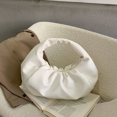 New Shoulder Bags For Women 2024 Tote Handbag De Luxe Femme Folds Fashion Dumplings Totes Soft Roupas Femininas Torebka Clutch