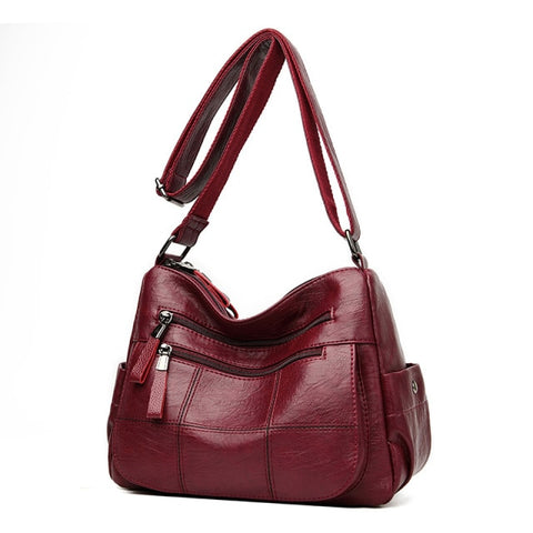 High Quality Leather Luxury Handbags Women Bags Designer Shoulder Crossbody Bags for Women 2024 New Bolsa Feminina Sac A Main