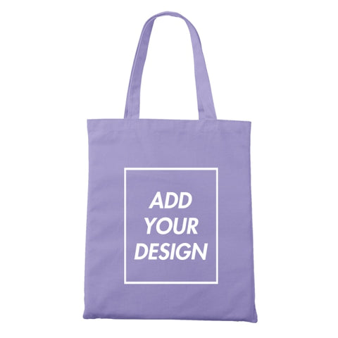 Custom Tote Bag Shopping Add Your Text Print Original Design White Zipper Unisex Fashion Travel Canvas Bags