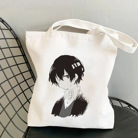 Japan Anime Bungou Stray Dogs Chuuya Nakahara Osamu Dazai Handbags Shoulder Bags Casual Shopping Girls Handbag Women Canvas Bag