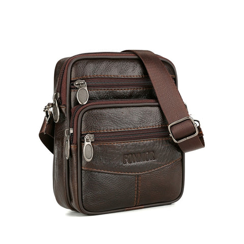 Vintage Leather Bags for Man Genuine Leather Shoulder Bag Male Small Men's Messenger Bags