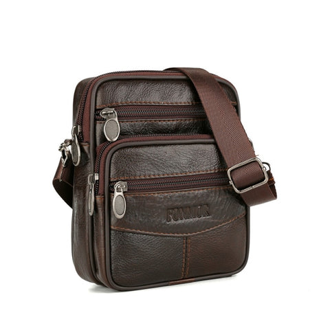 Vintage Leather Bags for Man Genuine Leather Shoulder Bag Male Small Men's Messenger Bags