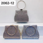 Woman Evening Bag Diamond Rhinestone Clutch Crystal Day Lady Wallet Wedding Purse Party Banquet Silver Handbags Clutches Tote