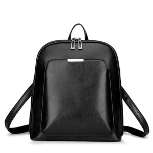 Vintage Backpack Female Brand Leather Women's backpack Large Capacity School Bag for Girls Leisure Shoulder Bags for Women 2018