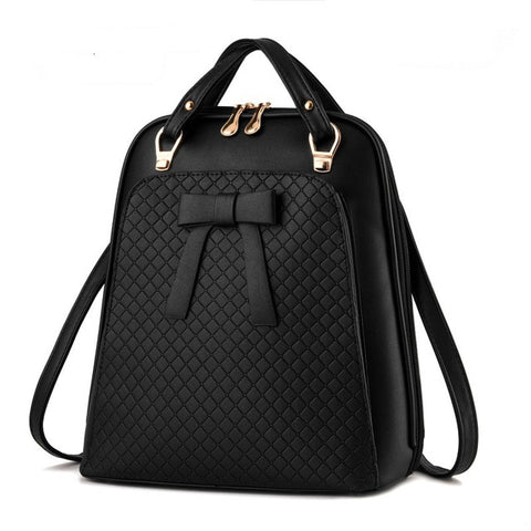 Ladies Backpack Shoulder Bag Women School Backpacks Schoolbag For Teenagers Students PU Leather backpack