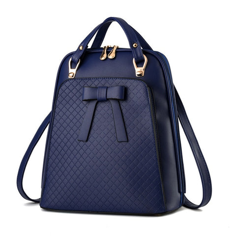 Ladies Backpack Shoulder Bag Women School Backpacks Schoolbag For Teenagers Students PU Leather backpack