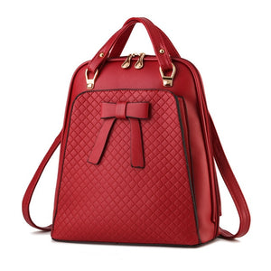 Ladies Backpack Shoulder Bag Women School Backpacks Schoolbag For Teenagers Students PU Leather backpack