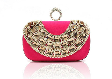 Blue Totes Party Evening Bag Women's Wallet Style Chain Handbag Clutch Banquet Mini Bag Mujer Bolso 12026&