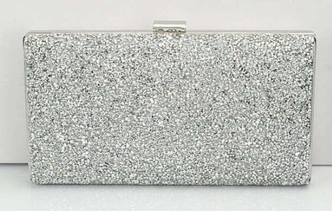 Women Evening Clutch Bag Diamond Sequin Clutch Female Crystal Day Clutch Wedding Purse Party Banquet Black/Gold Silver Two Chain