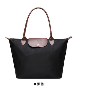 Famous Women Bags Shoulder Bag Handbag Waterproof Nylon Leather Beach bag Designer Folding Tote Bolsa Sac Feminina
