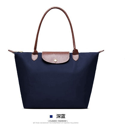 Famous Women Bags Shoulder Bag Handbag Waterproof Nylon Leather Beach bag Designer Folding Tote Bolsa Sac Feminina