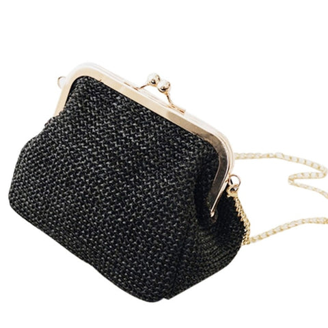 LJL-Small Crossbody Boho Bags For Women Evening Clutch Bags Hasp Ladies Handbag Female Straw Beach Rattan Women Messenger Bag